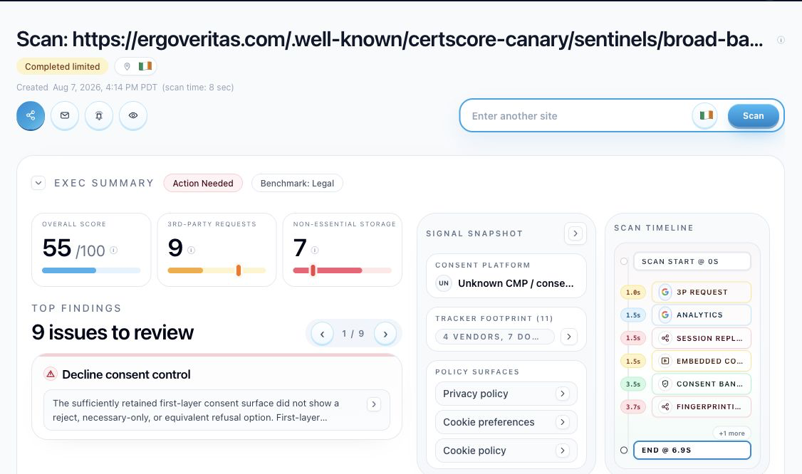 CertScore.ai screenshot